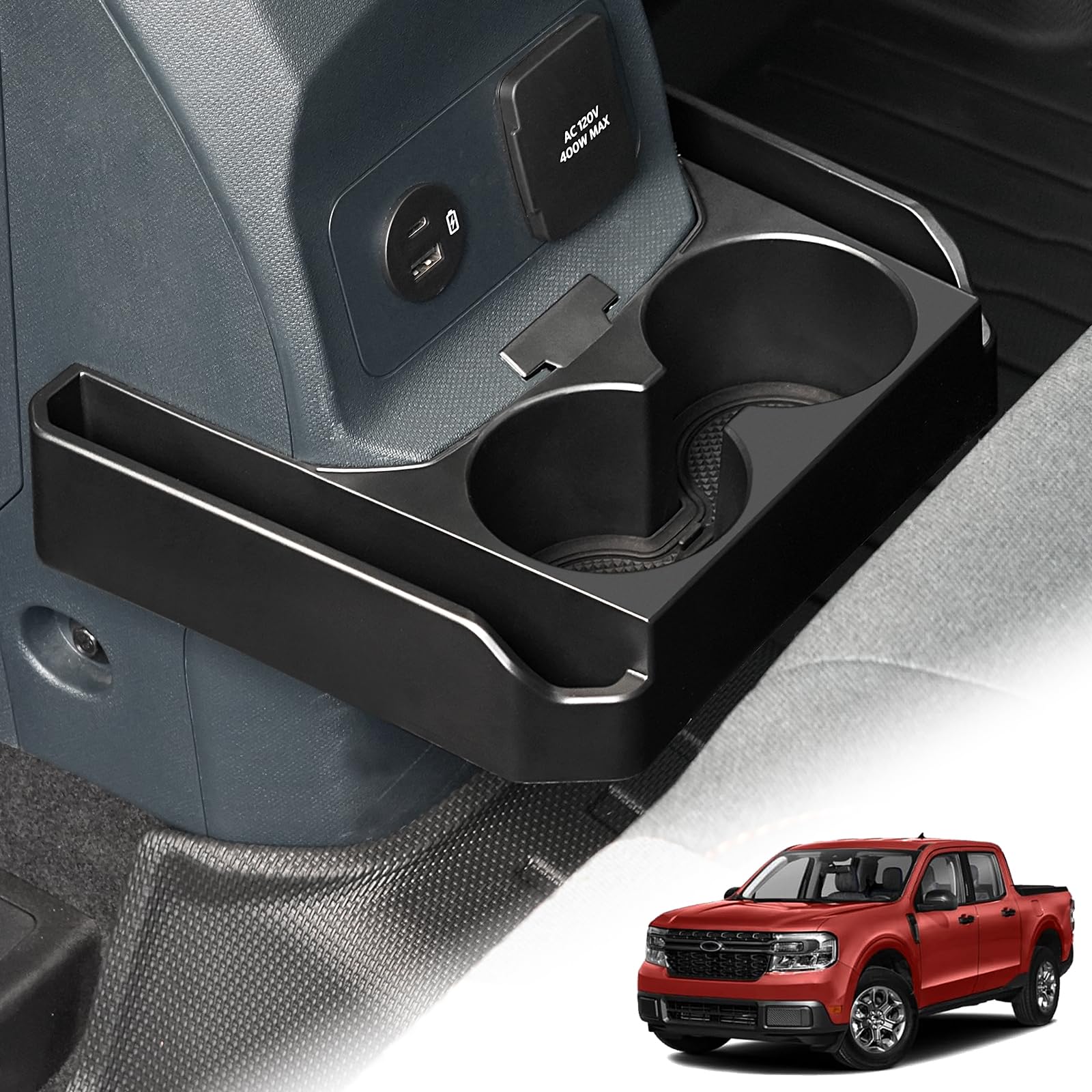 Amazon.com: Mabett Removable Rear Dual Cup Holder for Ford